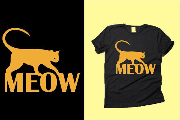 Cat T-shirt Design 21