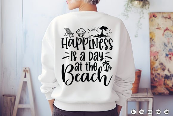 Happiness is a Day at the Beach Graphics