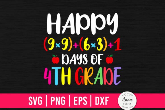 Happy 100th Days of 4th Grade Graphics