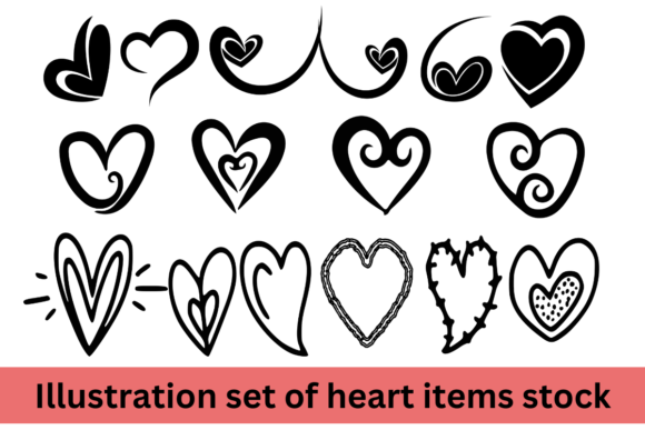 Heart Outline Images: Graphics for Decorative Elements