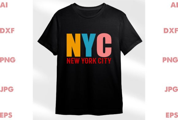 Nyc New York City Graphics T-Shirt Designs