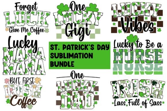 St. Patrick's Day Sublimation Bundle: Graphics & T-Shirt Designs